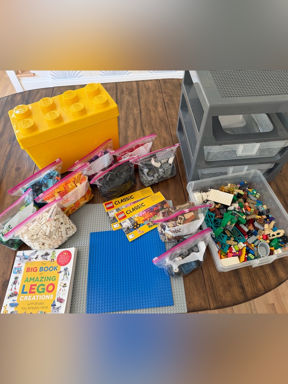 LEGO 10 lbs Misc Bricks, Minifigures, Sets